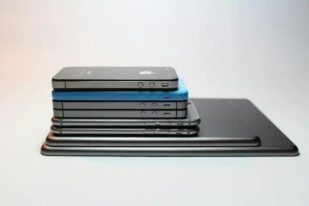 Apple devices showing photo metadata settings